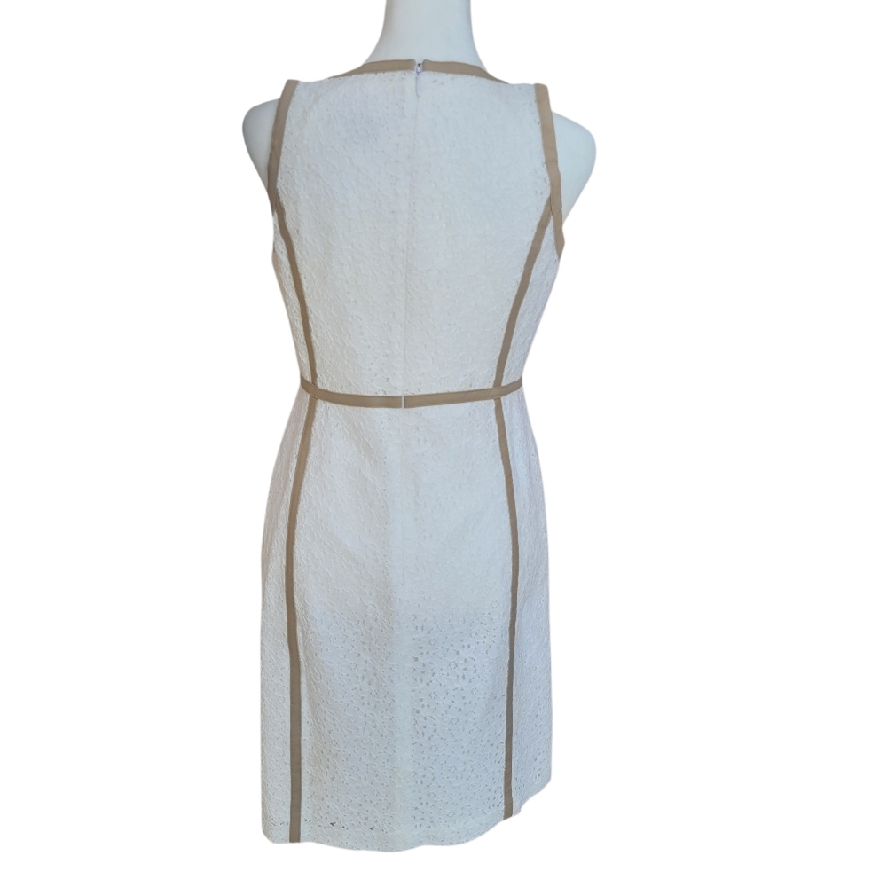Michael Kors Sleeveless Lace Sheath Dress Size 4P - Picture 6 of 14